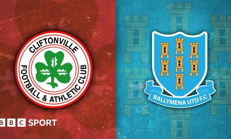 Cliftonville v Ballymena United - Text updates & in-play clips
