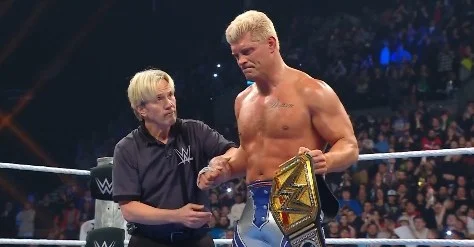 Cody Rhodes is the new WWE champion thanks to Jacob Fatu