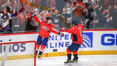 Cole Hutson scores first NHL goal in Washington Capitals debut: ‘I don’t know if you could have drawn up a better first game’