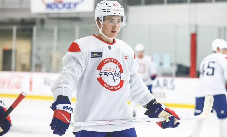 Cole Hutson signs three-year, entry-level contract with Washington Capitals