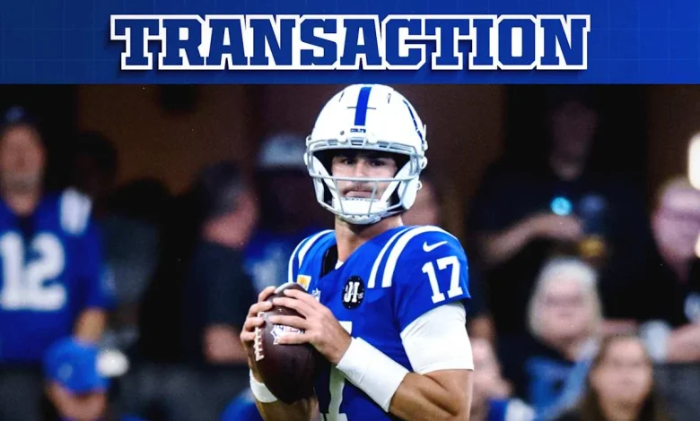 Colts place transition tag on QB Daniel Jones