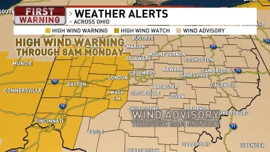 Columbus Weather: Overnight storms prompt an Alert Day for high winds, isolated tornadoes