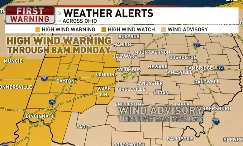 Columbus Weather: Overnight storms prompt an Alert Day for high winds, isolated tornadoes