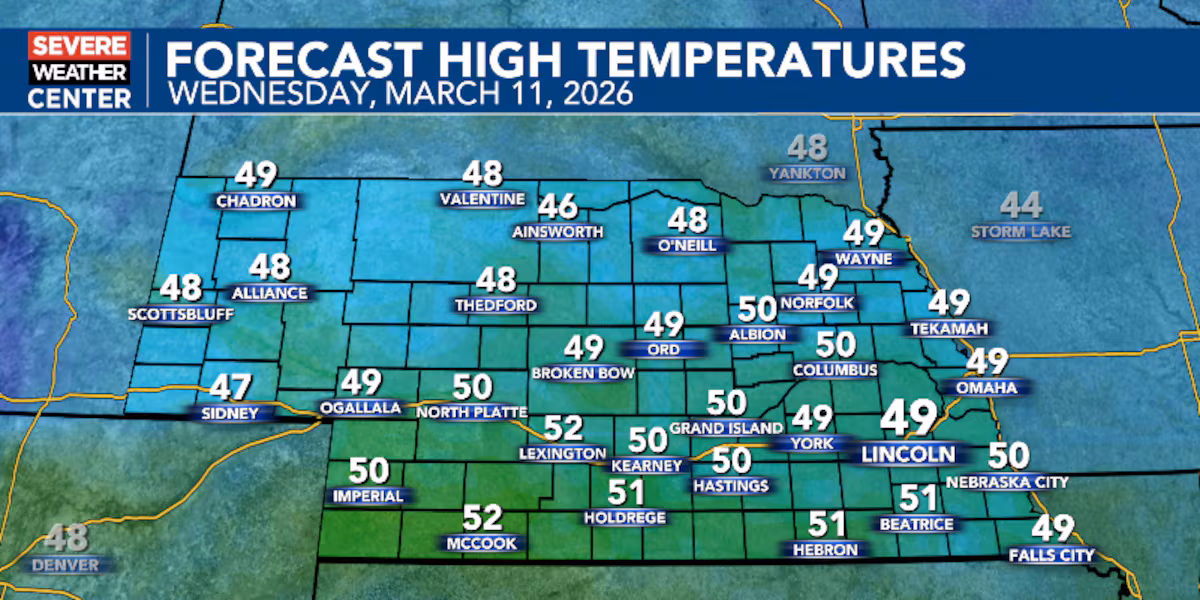 Cool Today, Warmer and Windy Thursday