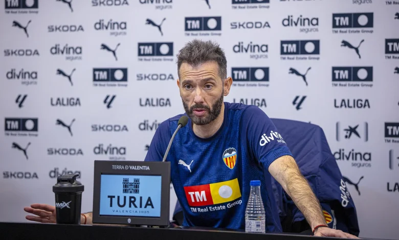 Corberán: “We are aware of the importance that Mestalla will have”