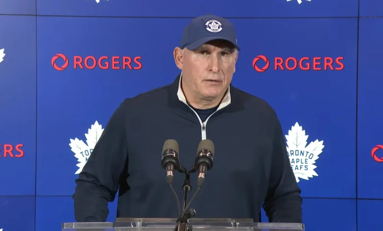 Craig Berube on the message to William Nylander after three games without a goal: "Are you a playmaker now, or are you going to shoot?"