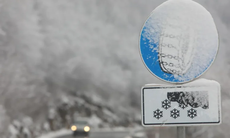 Croatia has been hit by a severe snowstorm with a red alert