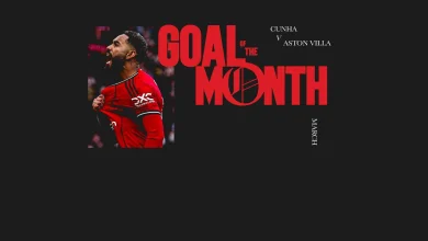 Cunha's Villa strike wins Goal of the Month