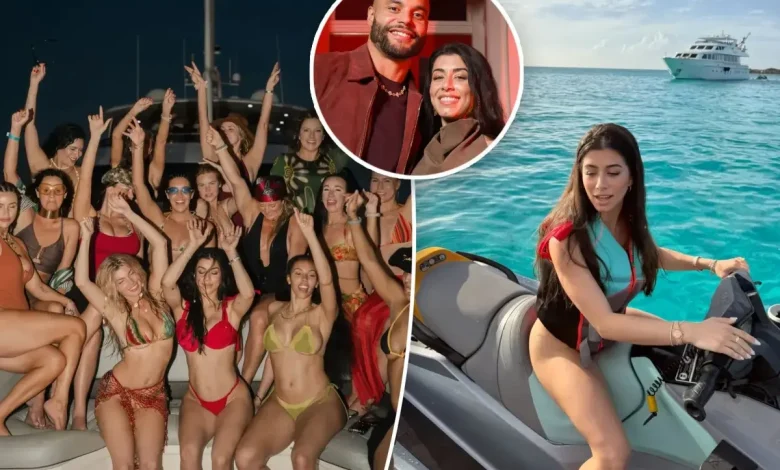 Dak Prescott’s bikini-clad fiancée enjoys lavish bachelorette party in new photos