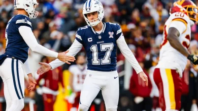 Dallas Cowboys place second-round tender on kicker Brandon Aubrey
