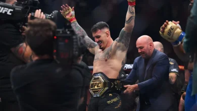 Dana White reacts to Tom Aspinall signing with Eddie Hearn for representation