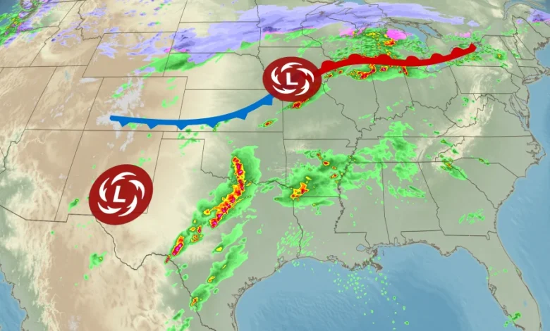 Dangerous storms erupt across central US with significant tornado threat and huge hail