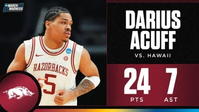 Darius Acuff Jr. drops 24 points, 7 assists in March Madness debut vs. Hawaii