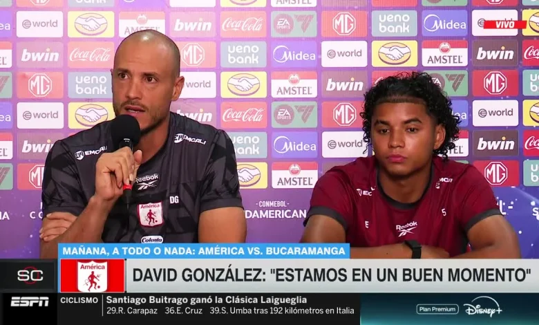 David González sobre América vs Bucaramanga: "Estamos en un buen momento"