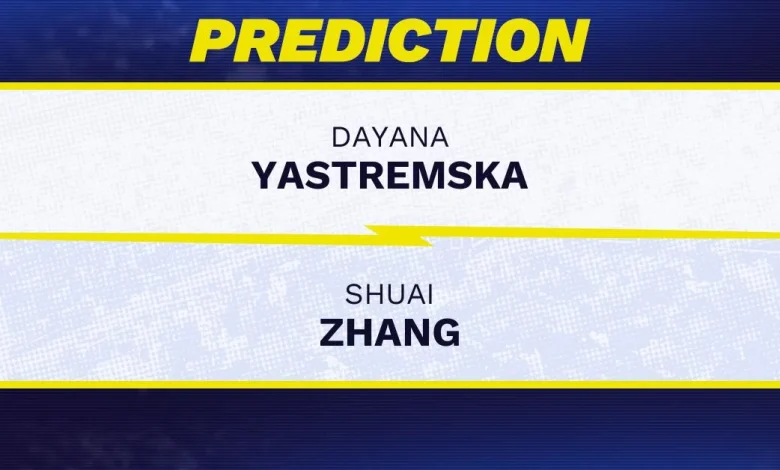 Dayana Yastremska vs. Shuai Zhang prediction, odds, picks for WTA Indian Wells Open 2026