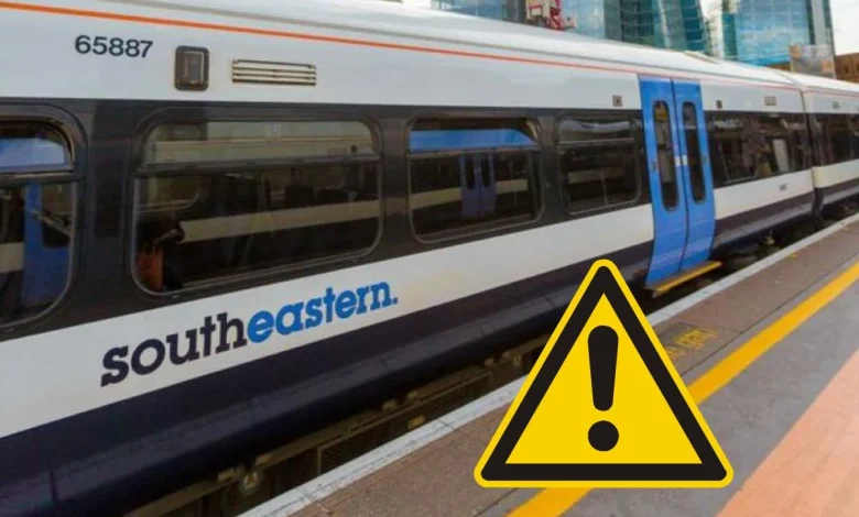 Delays and cancellations on Southeastern services as line blocked