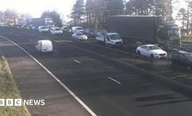 Delays as police incident closes M80 motorway overnight