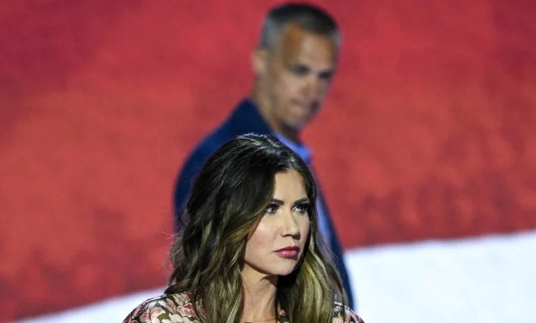 Democrats are probing companies awarded a $220 million ad contract for ties to Noem, Lewandowski