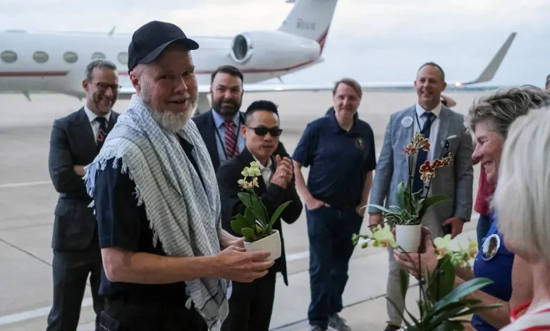 Dennis Coyle back on US soil after release by Taliban in Afghanistan