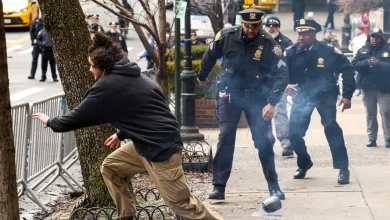 Device ignited at Gracie Mansion protest was an improvised explosive, NYPD says