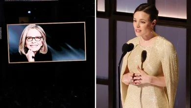 Diane Keaton Honored During Oscars In Memoriam Segment