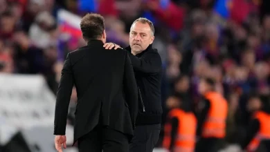 Diego Simeone reveals what he told Hansi Flick after Atletico knock Barcelona out of the Copa del Rey