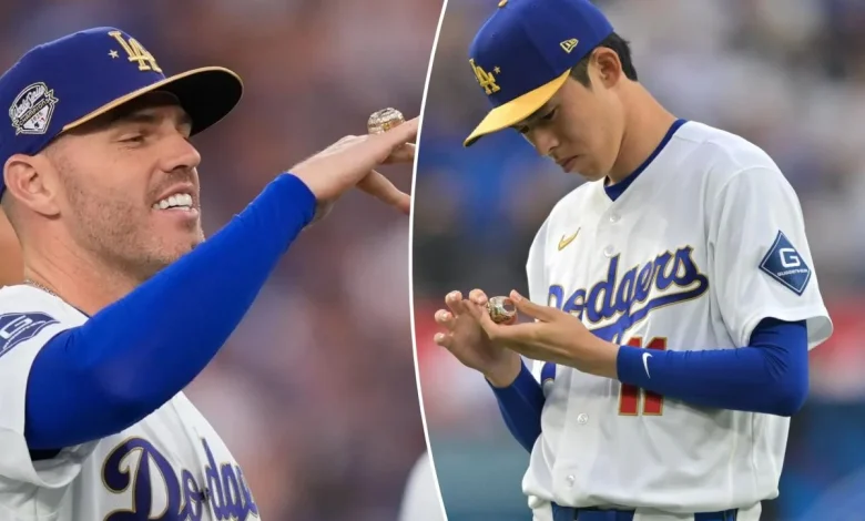 Dodgers receive 2025 World Series rings