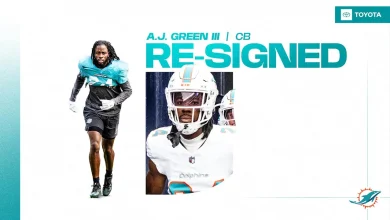 Dolphins re-sign Green III