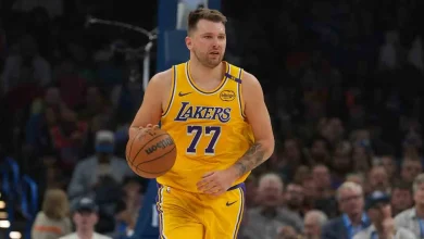 Doncic scores 44 points in three quarters as Lakers top Pacers