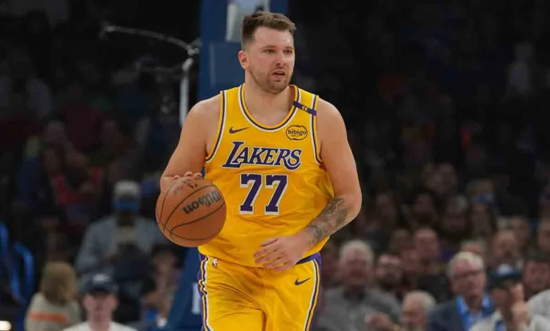 Doncic scores 44 points in three quarters as Lakers top Pacers