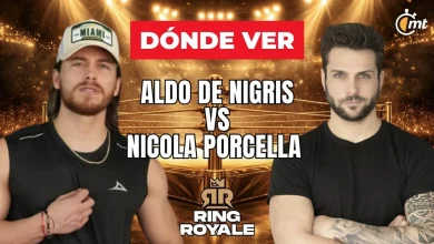 Dónde ver pelea de Aldo de Nigris vs Nicola Porcella: Ring Royale 2026
