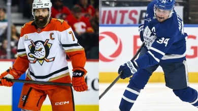 Ducks’ Gudas ejected after knee-on-knee hit injures Leafs’ Matthews