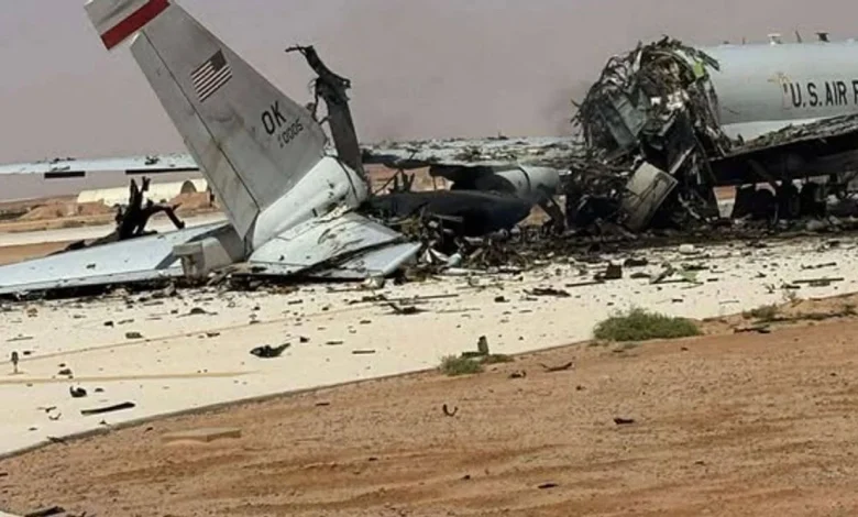 E-3 Sentry AWACS from Tinker Air Force Base damaged in Iranian strike