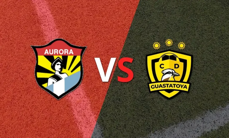 EN VIVO: Aurora FC empata 0-0 con Guastatoya por el partido de la fecha 14 del Clausura