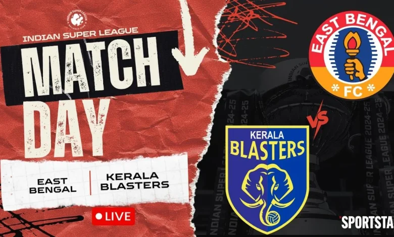 East Bengal vs Kerala Blasters LIVE score, ISL 2025-26: Starting lineups out, EBFC v KBFC match updates, Kick-off at 5 PM IST
