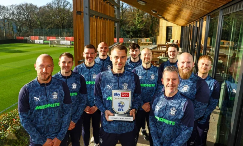 Eckert wins Manager of the Month award