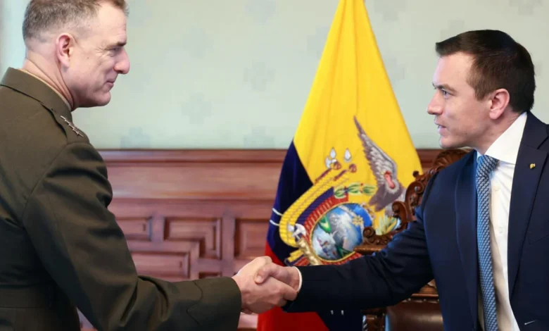 Ecuador anuncia el inicio de "operaciones conjuntas" antidrogas junto a EEUU