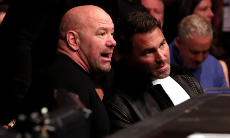 Eddie Hearn responds to Dana White calling him a ‘p*ssy’ after Conor Benn signing: ‘They don’t give a f*ck about the fighters’
