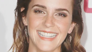 Emma Watson Caught With Braless Beach Dress Falling Down In Barbados