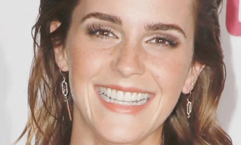 Emma Watson Caught With Braless Beach Dress Falling Down In Barbados