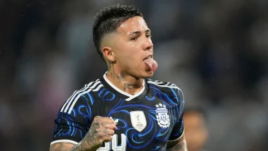 Enzo Fernández sigue de racha y abrió el marcador ante Mauritania