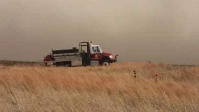 Evacuation order issued in Sayre due to fast moving wildfire in the area