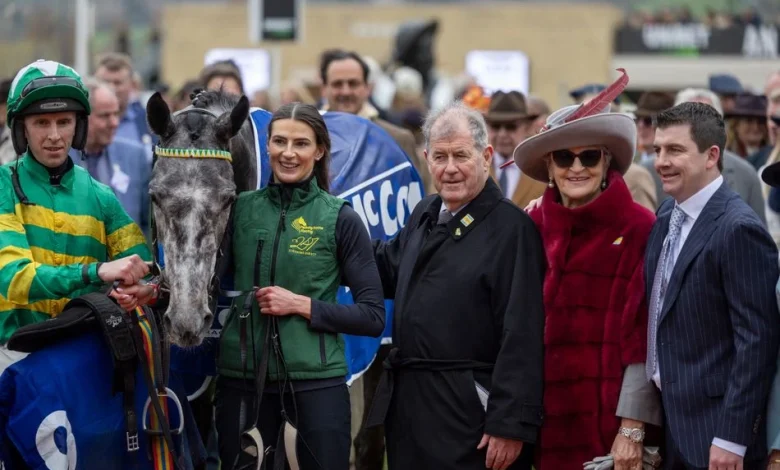 'Every winner at Cheltenham is special' - Saratoga storms to success to get birthday boy JP McManus off the mark at this year's festival