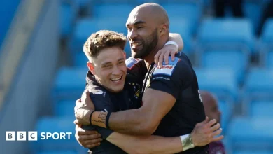 Exeter beat Sale to move into Prem play-off places