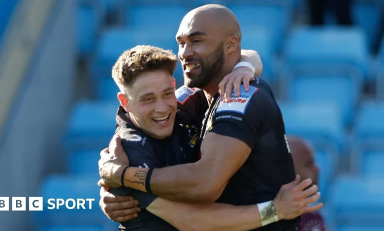 Exeter beat Sale to move into Prem play-off places