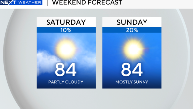 Expect mostly dry weekend as temperatures reach 80s across South Florida