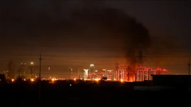 Explosions heard at Erbil airport in Iraq amid reports of Iranian strike