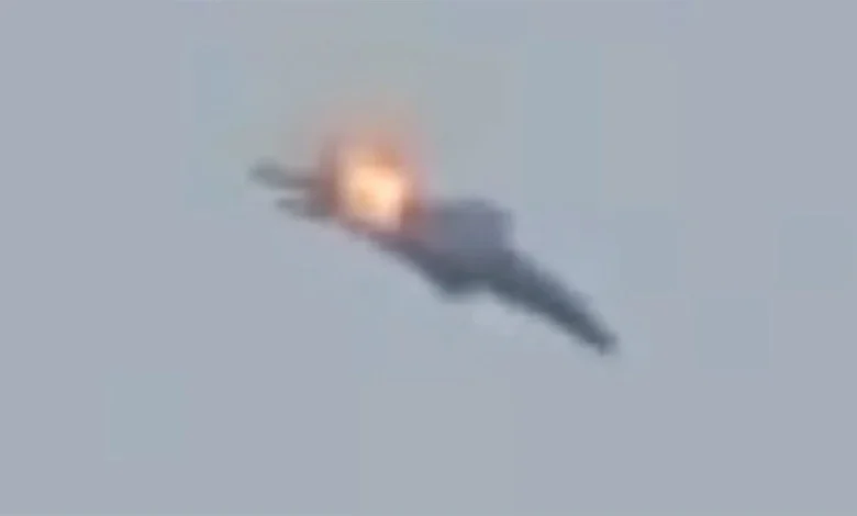 F-15 Spins Into The Ground While On Fire In Middle East (Updated)