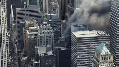FDNY responding to fire at Midtown Manhattan office building