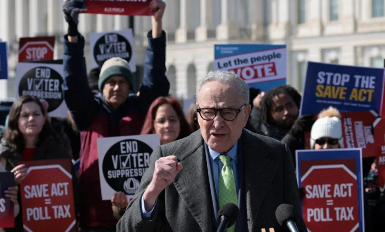 Fact-checking Senate Minority Leader Chuck Schumer on the effects of the SAVE America Act